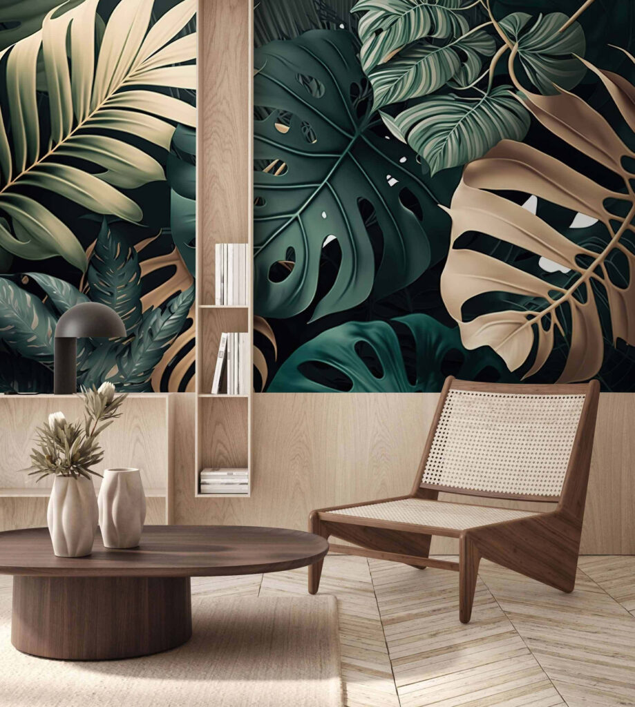 Foglie verdi e dorate — ambiente 2