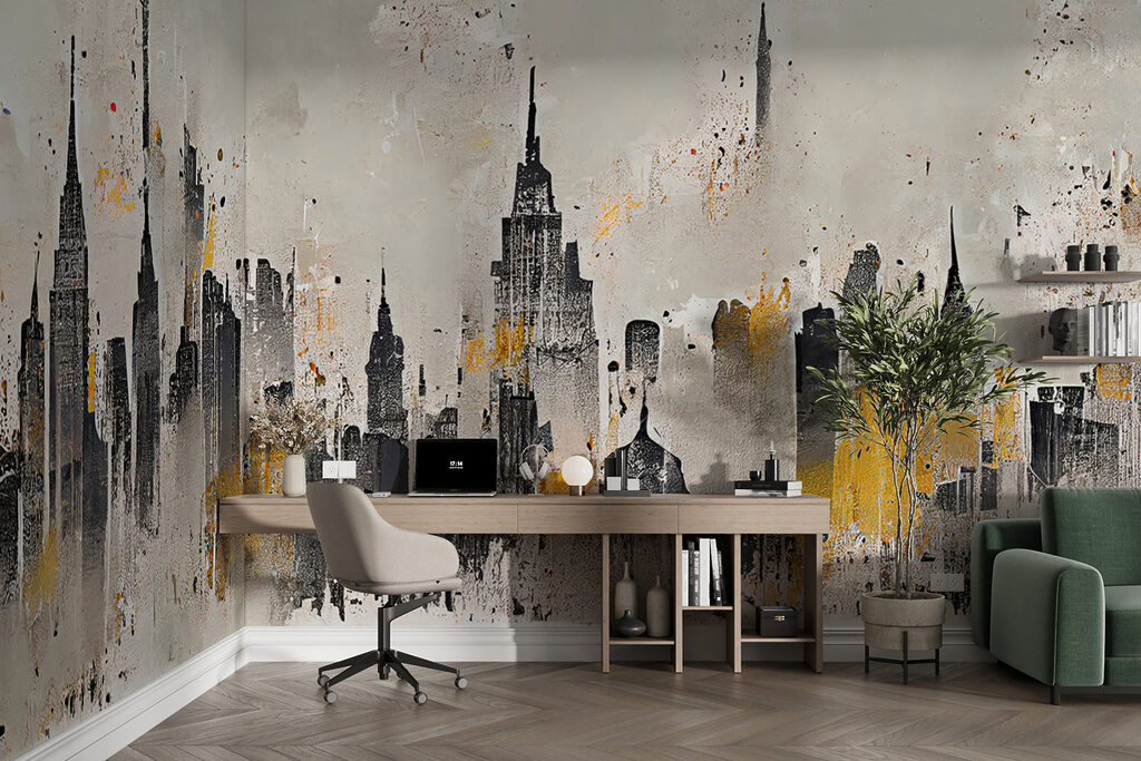 Profilo urbano grigio ocra — ambiente 4