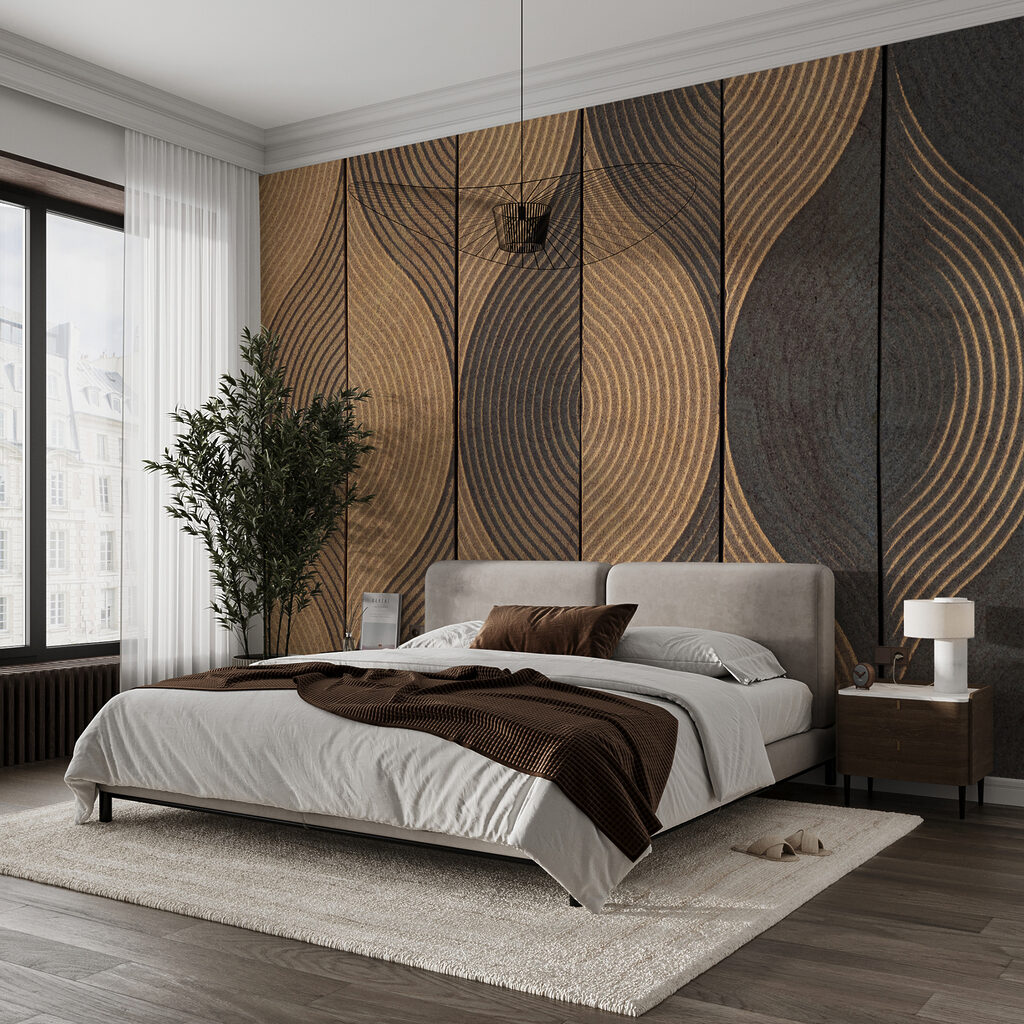 Archi dorati in strisce — ambiente 1
