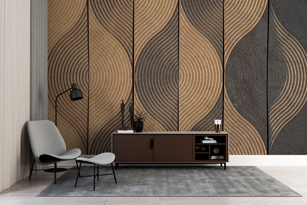 Archi dorati in strisce — ambiente 3
