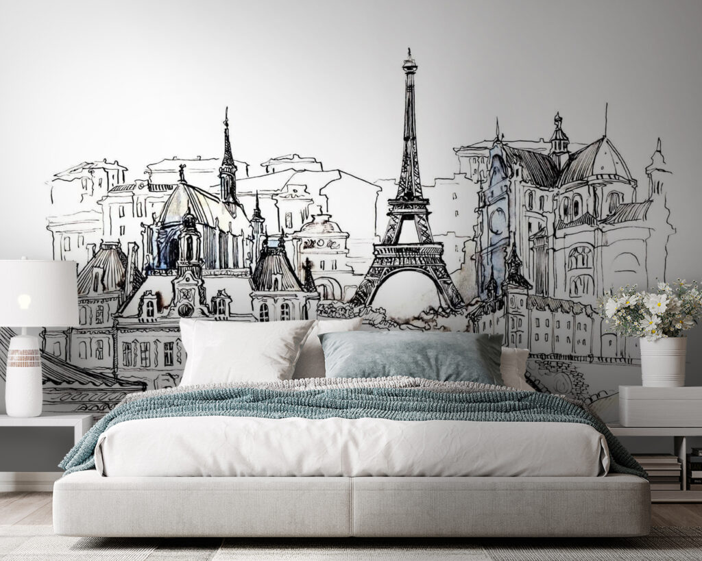 Parigi in schizzi neri — ambiente 2