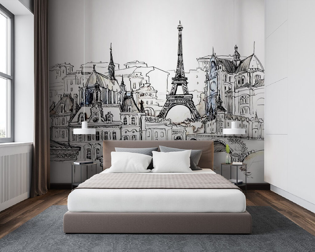Parigi in schizzi neri — ambiente 5