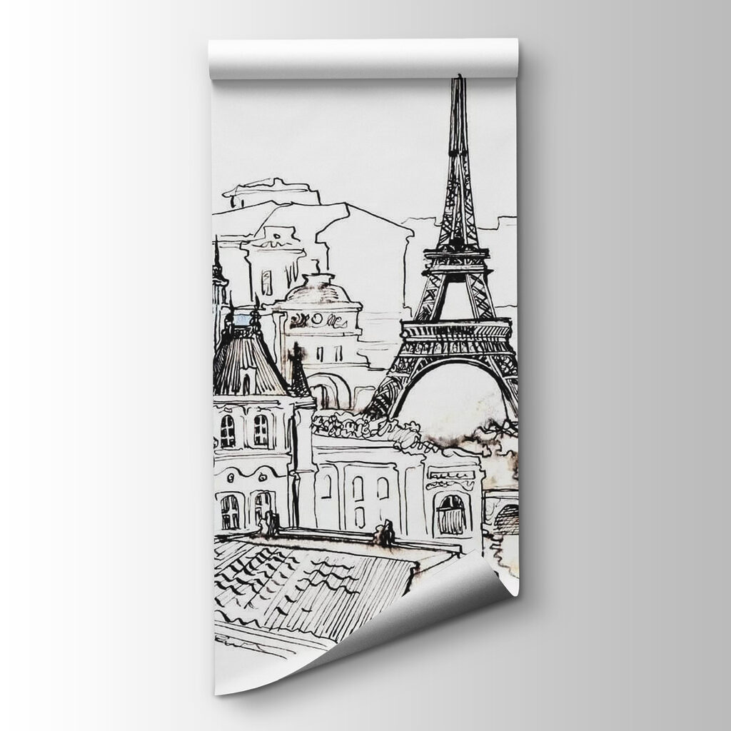 Parigi in schizzi neri — vista del prodotto