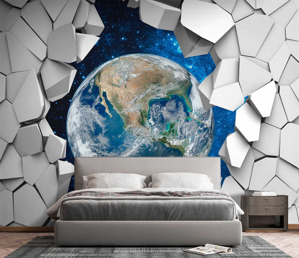 Terra tra forme bianche — ambiente 4