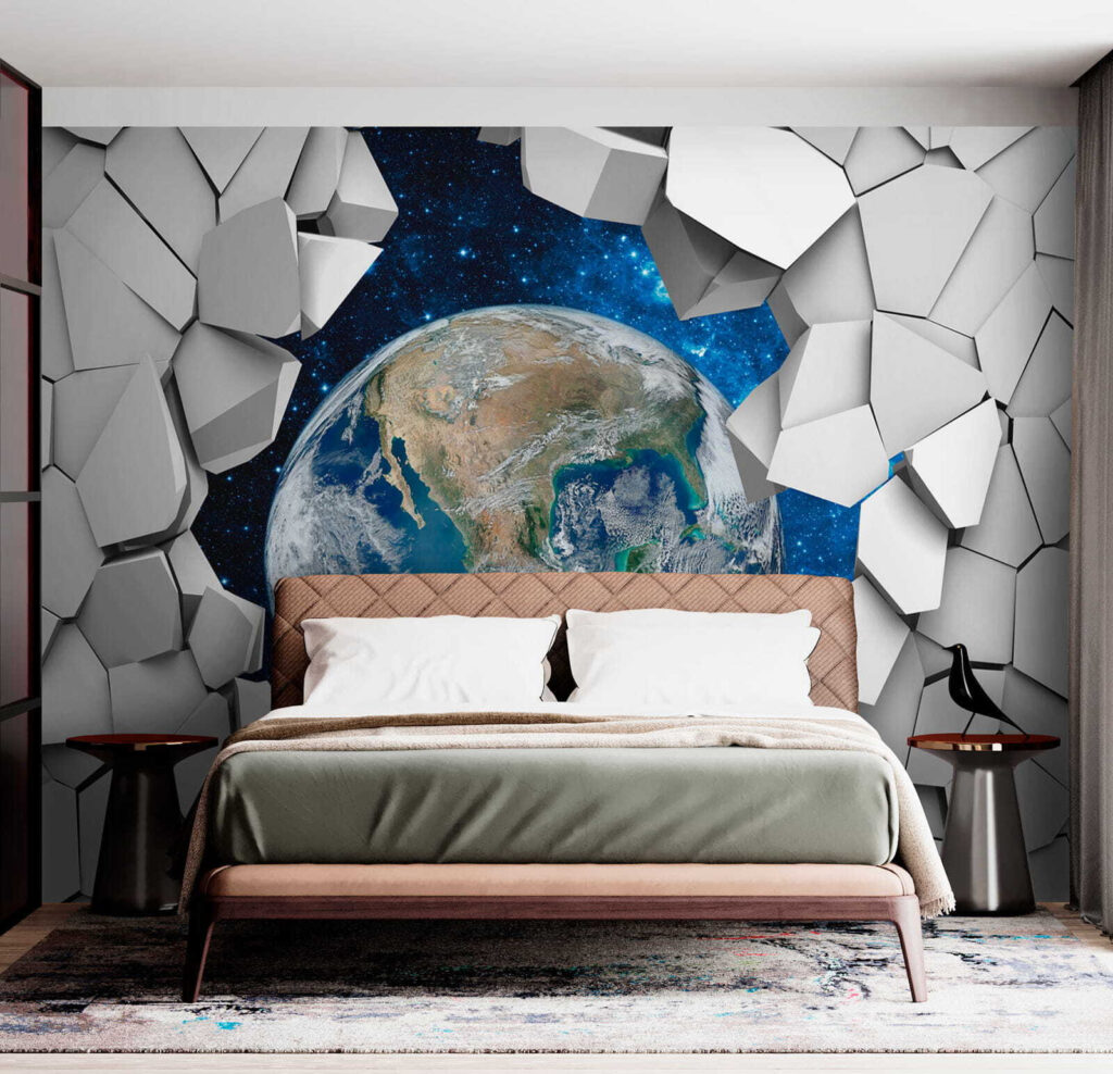 Terra tra forme bianche — ambiente 5