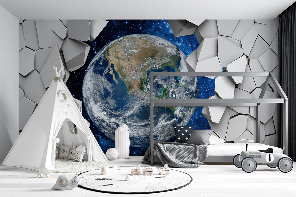 Terra tra forme bianche — ambiente 11