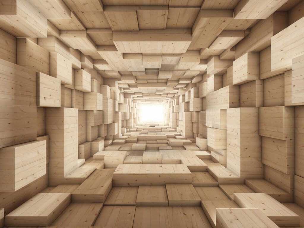 Corridoio di blocchi — design completo