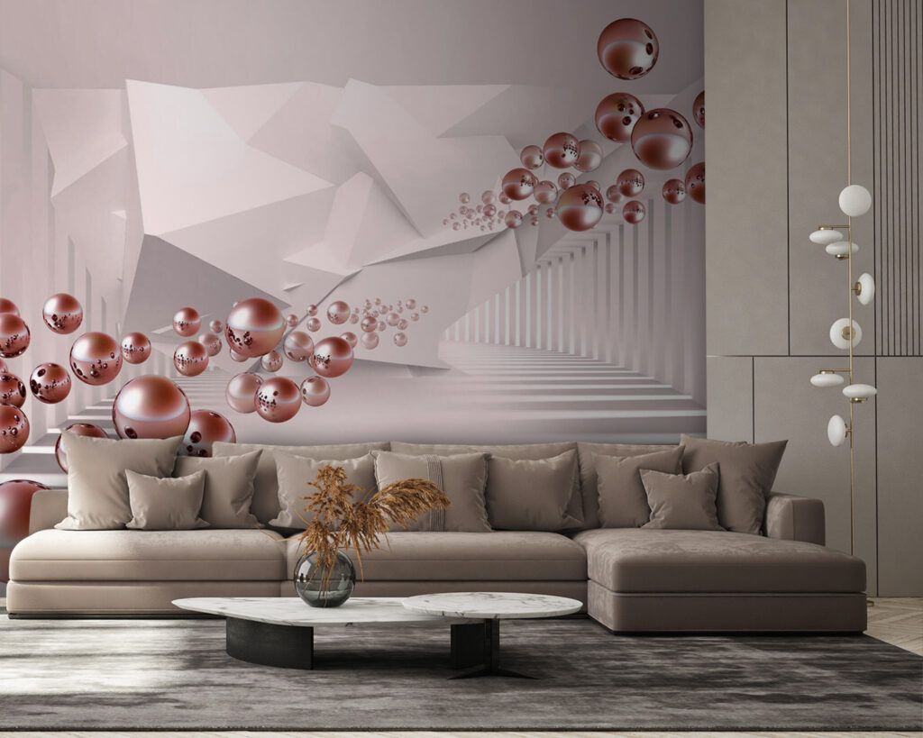 Sfere nel corridoio — ambiente 2