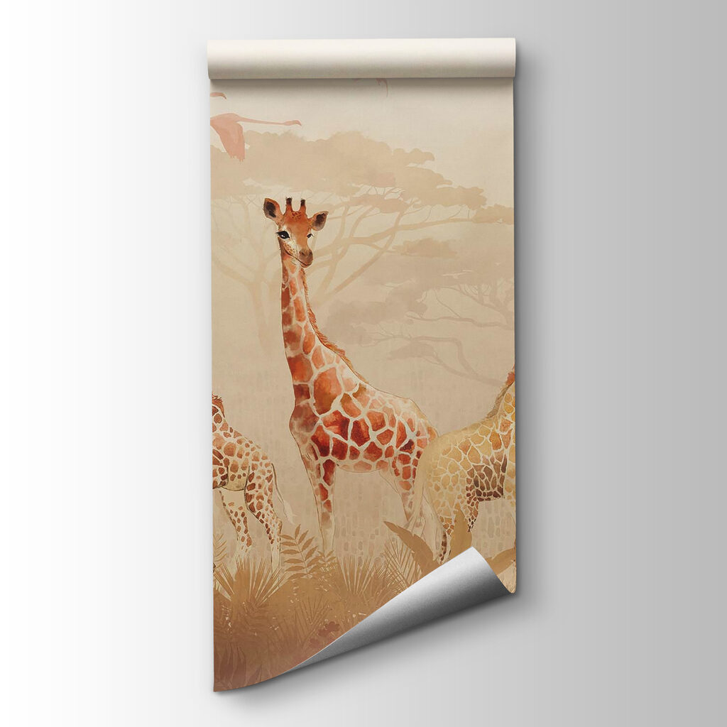 Giraffe nella nebbia — vista del prodotto
