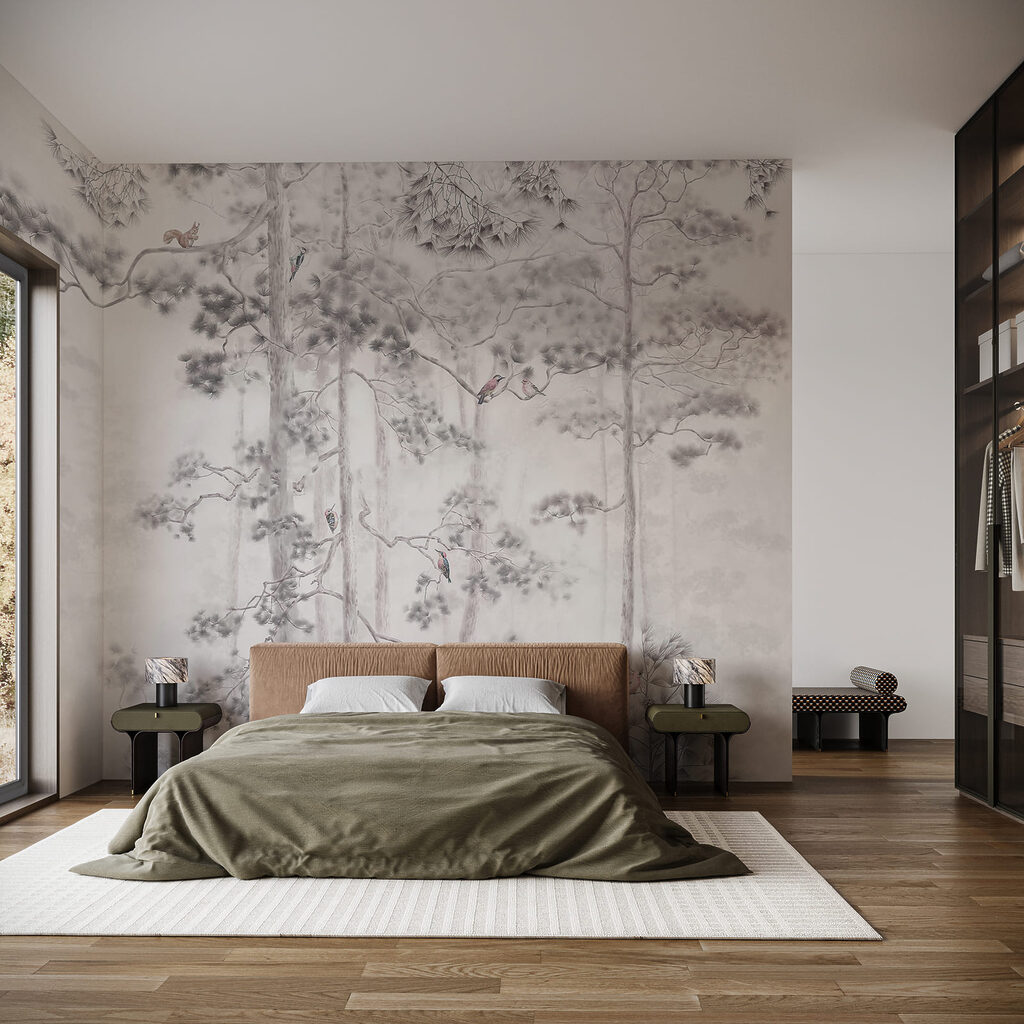 Scoiattoli tra i pini — ambiente 2
