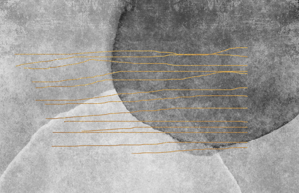 Linee colorate su curve — design completo