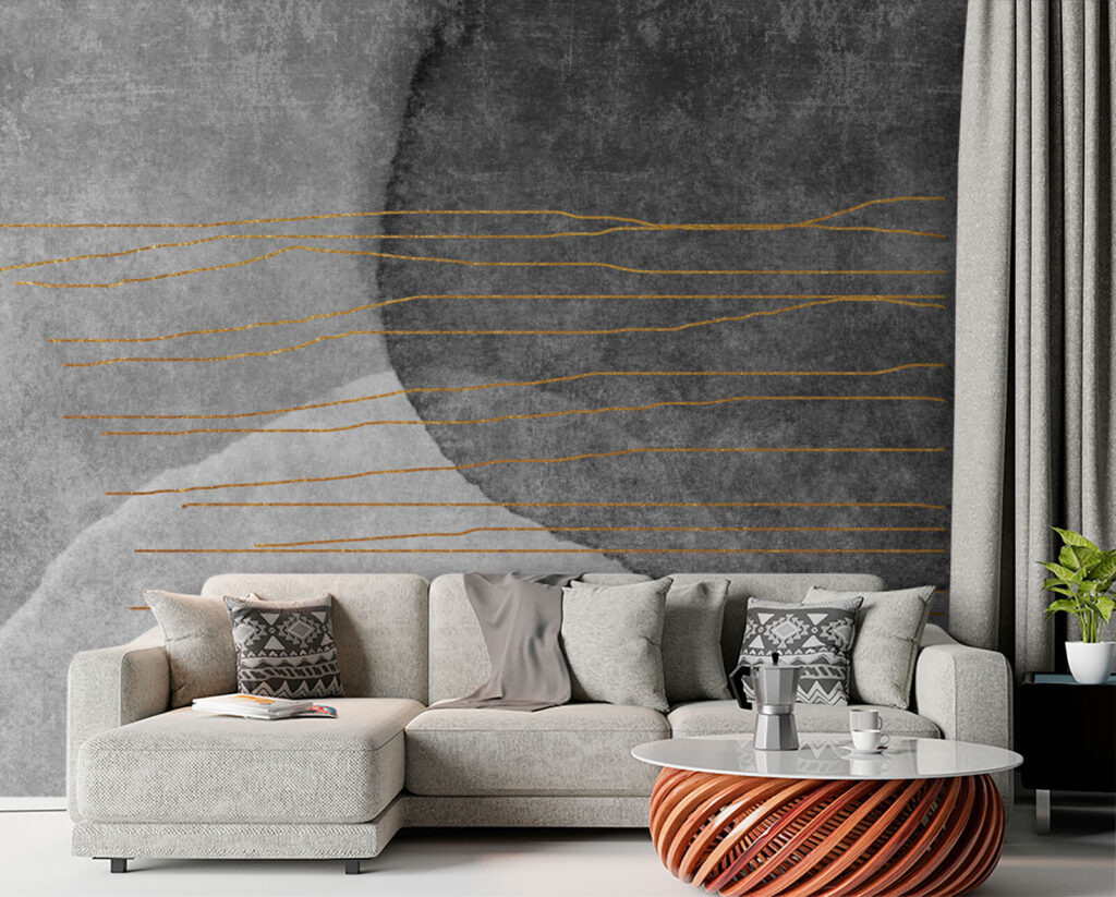 Linee colorate su curve — ambiente 2