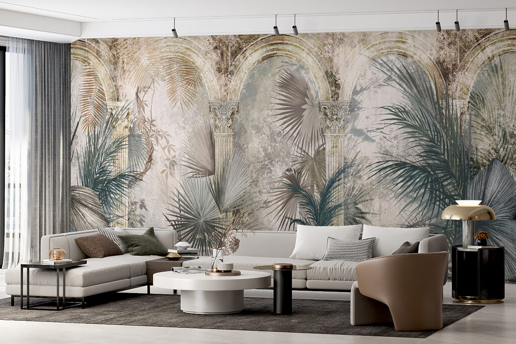 Palme davanti ad archi — ambiente 4