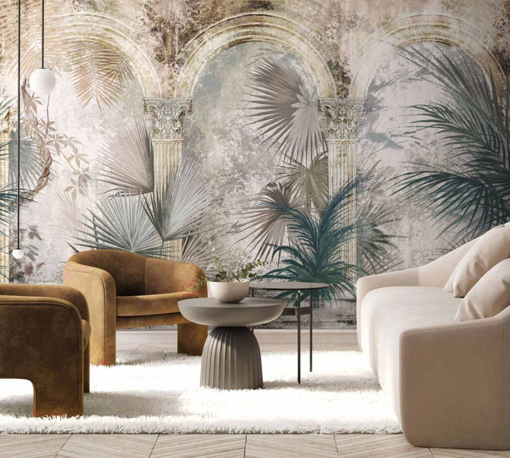 Palme davanti ad archi — ambiente 2