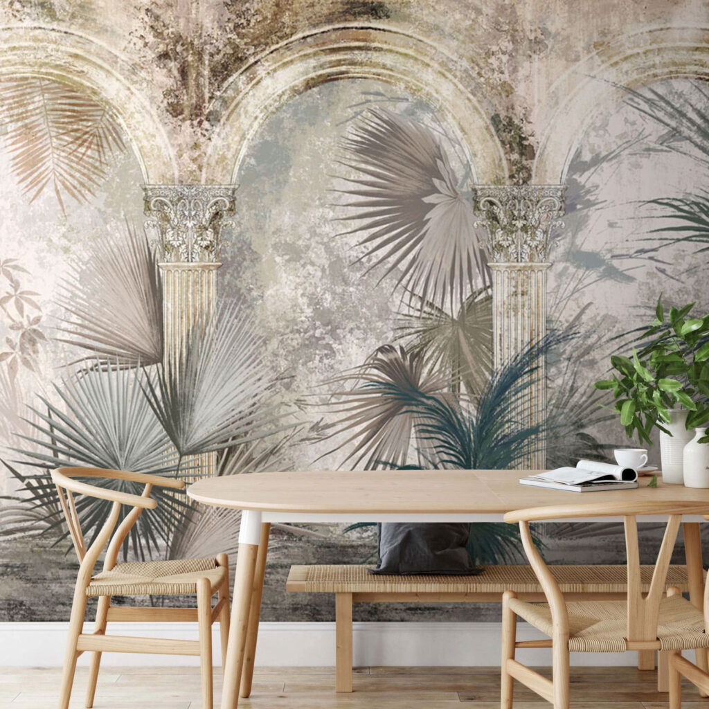 Palme davanti ad archi — ambiente 3