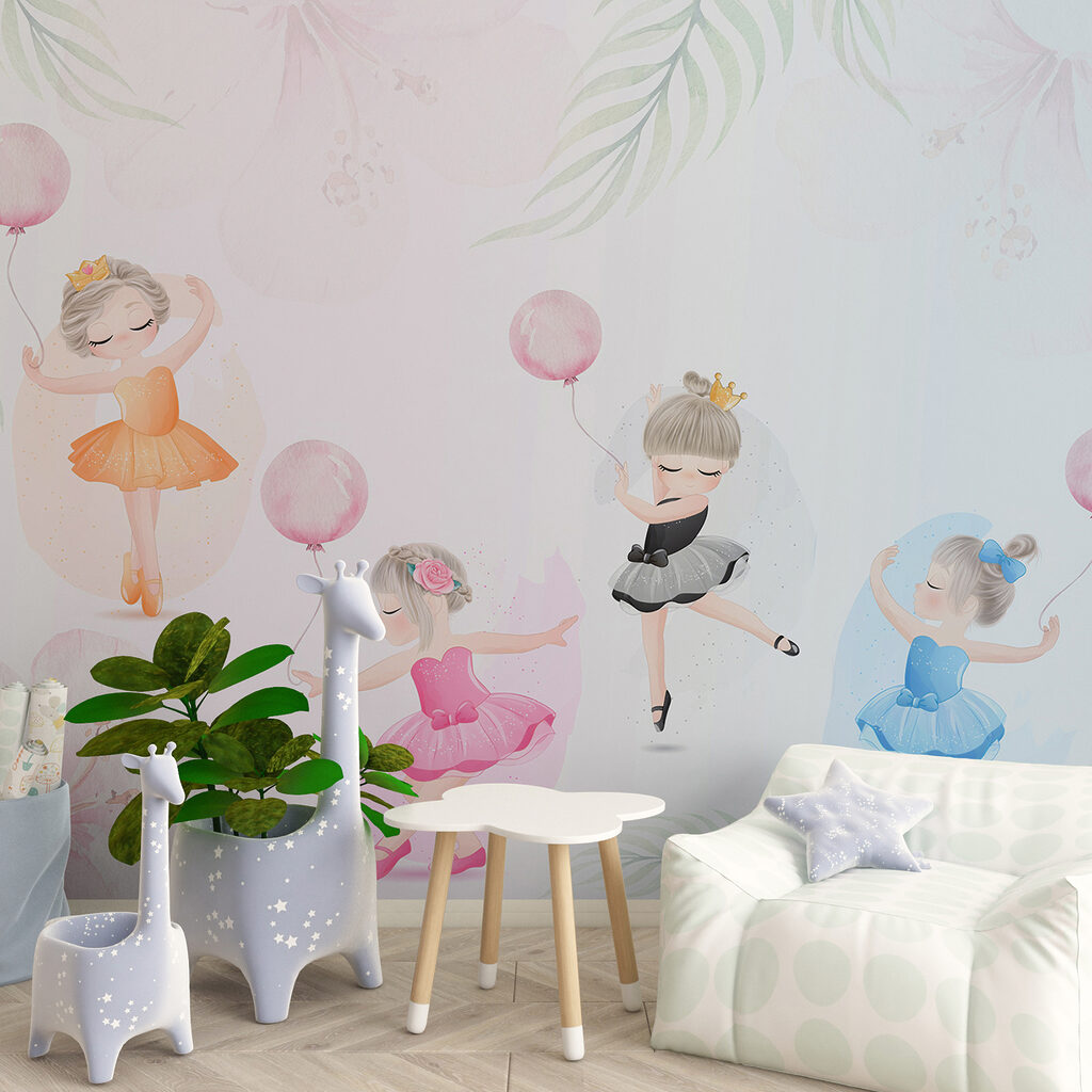 Ballerine con palloncini rosa — ambiente 7