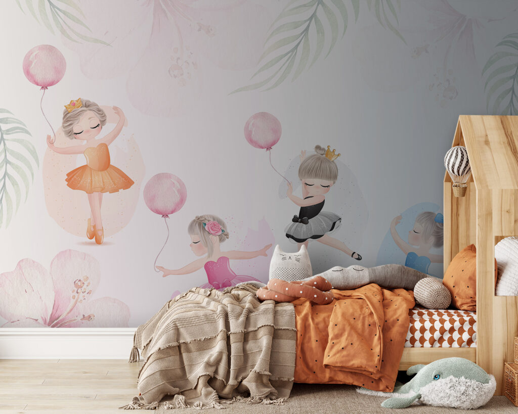 Ballerine con palloncini rosa — ambiente 5
