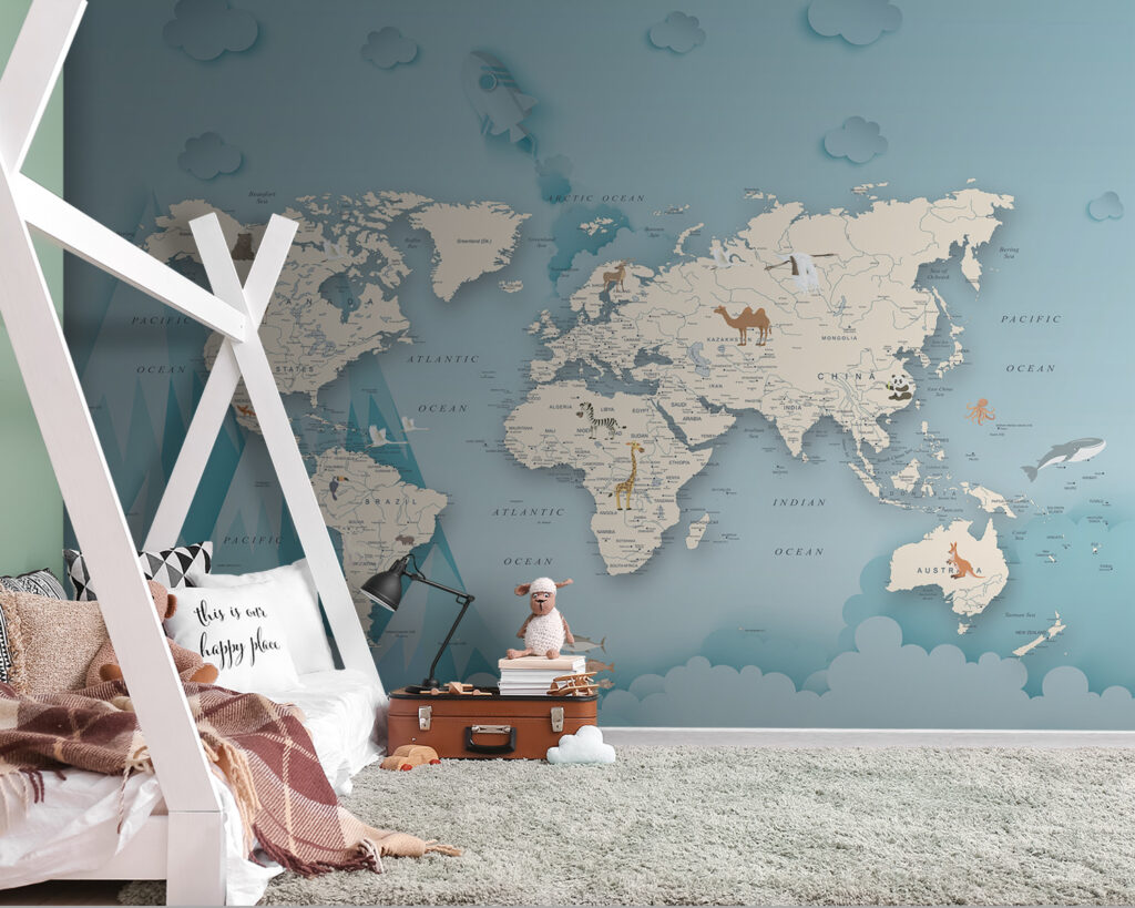 Mappa con balena — ambiente 8