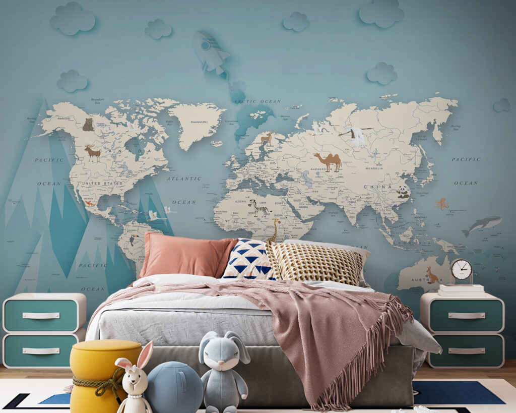 Mappa con balena — ambiente 1