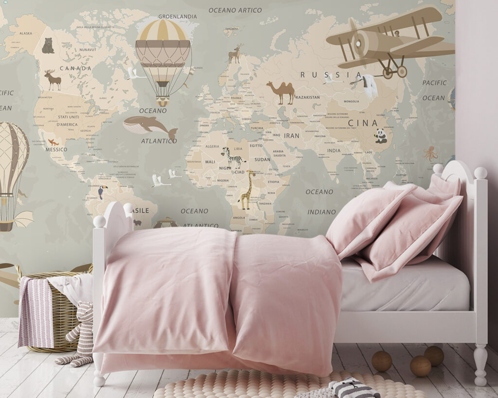 Aerei sopra la mappa — ambiente 2