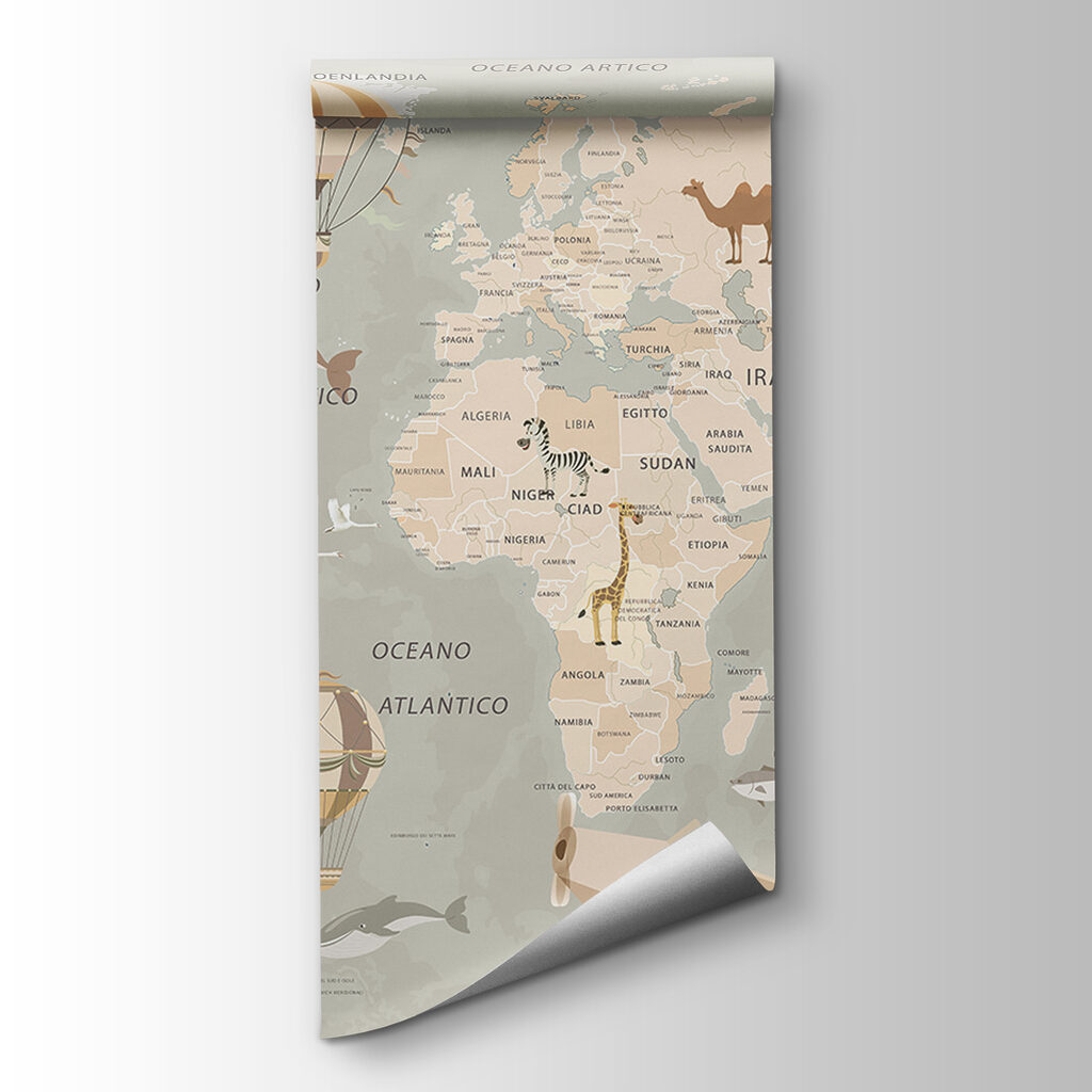 Aerei sopra la mappa — vista del prodotto