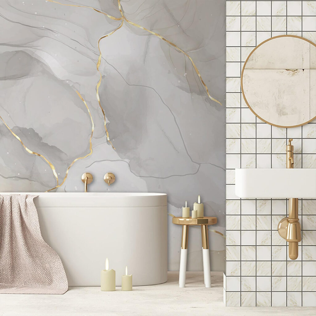 Venature chiare con riflessi in un ambiente