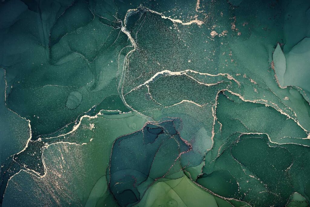 Venature turchesi su sabbia — design completo