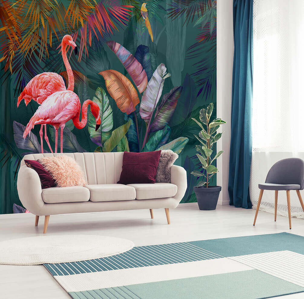 Foglie tropicali vivaci — ambiente 1