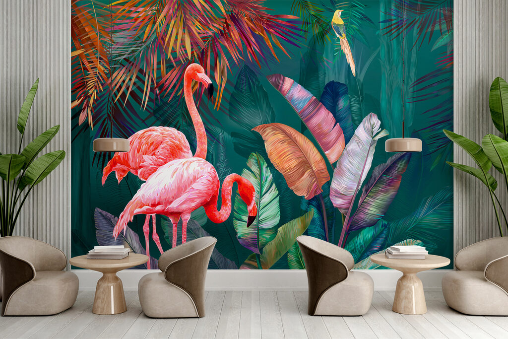 Foglie tropicali vivaci — ambiente 3
