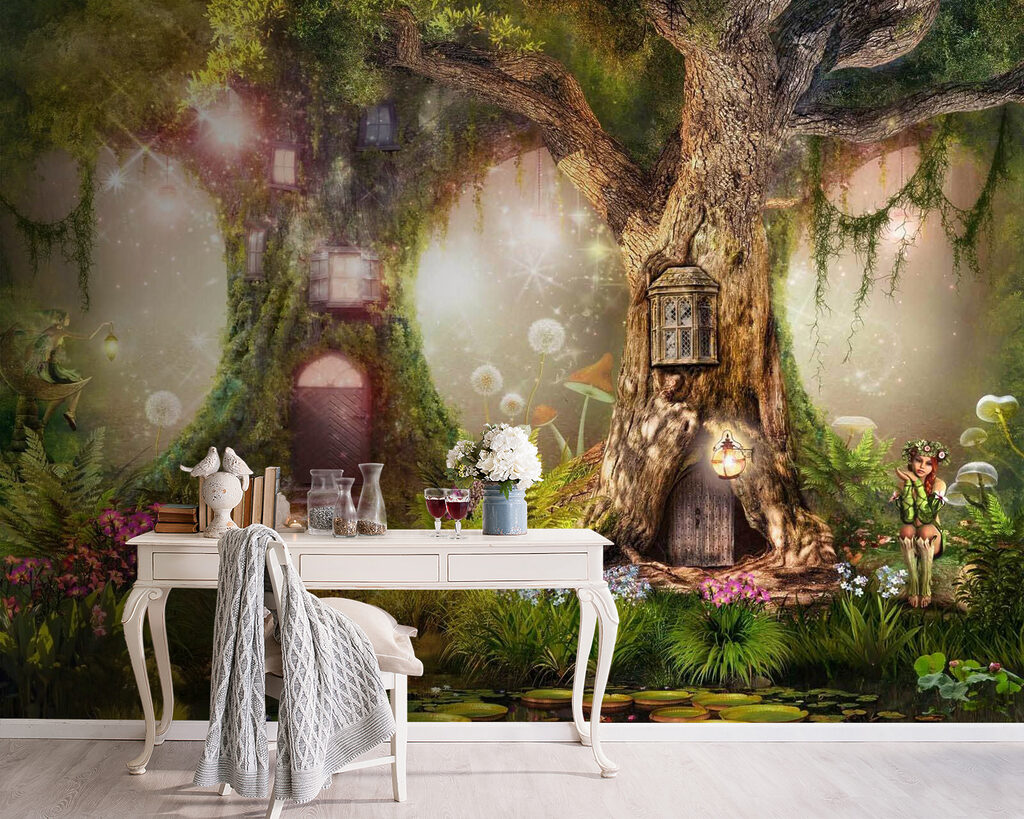 Porta nel bosco magico — ambiente 5