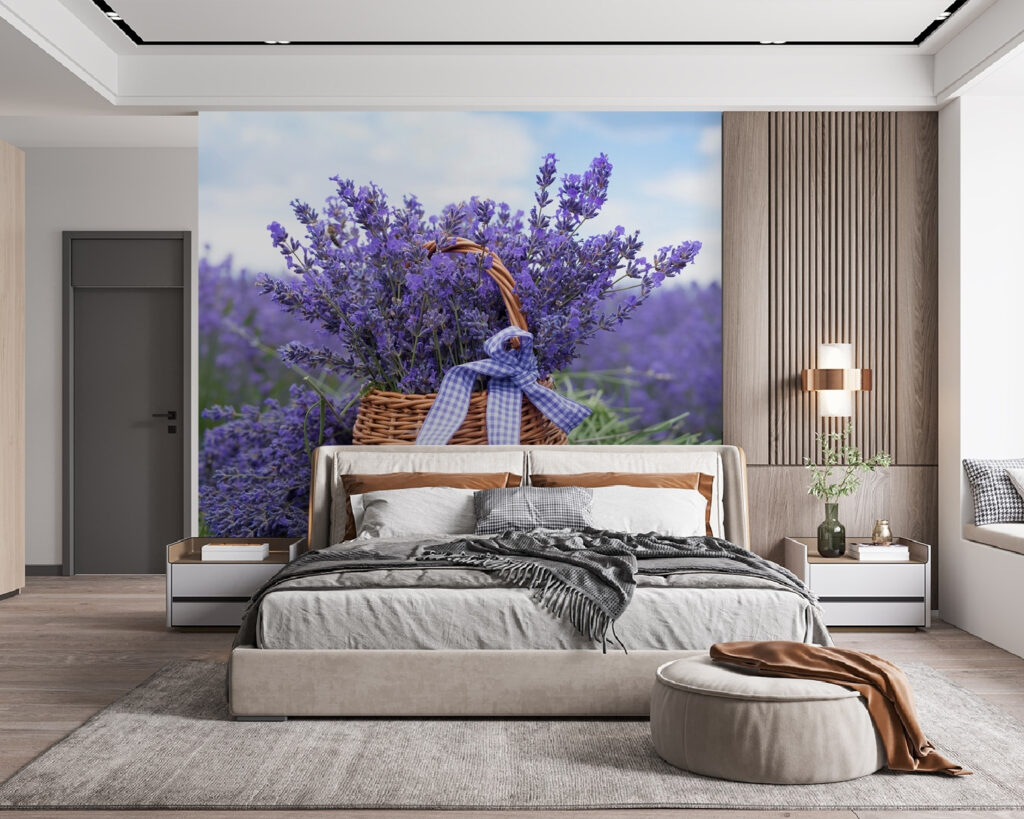 Lavanda in un cesto — ambiente 2