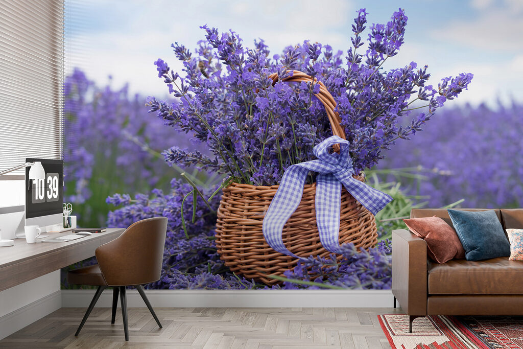 Lavanda in un cesto — ambiente 5
