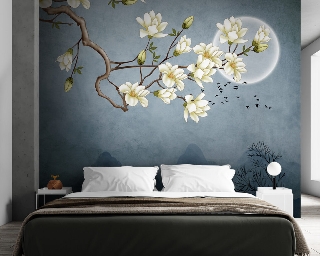 Fiori bianchi e luna — ambiente 2