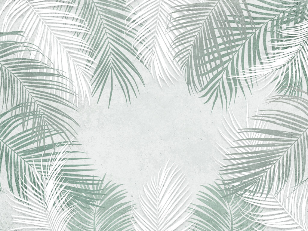 Palme su fondo chiaro — design completo