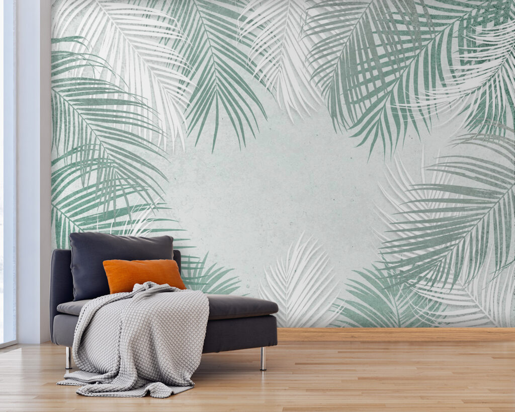 Palme su fondo chiaro — ambiente 6