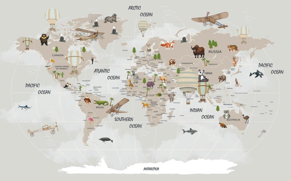 Viaggio intorno al mondo — design completo