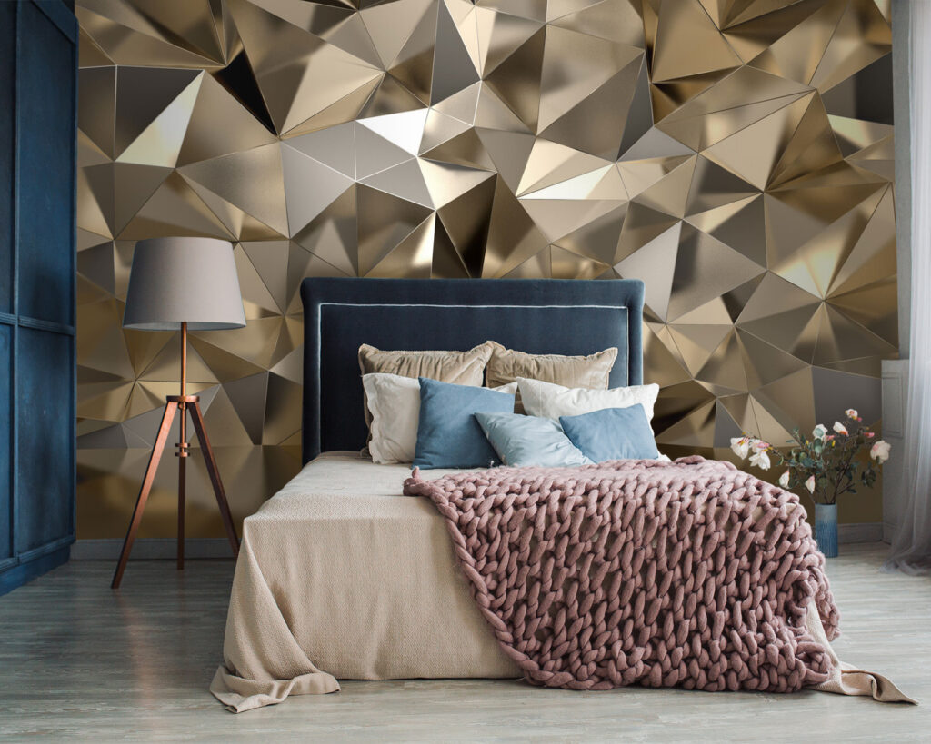 Sfaccettature dorate riflesse — ambiente 2