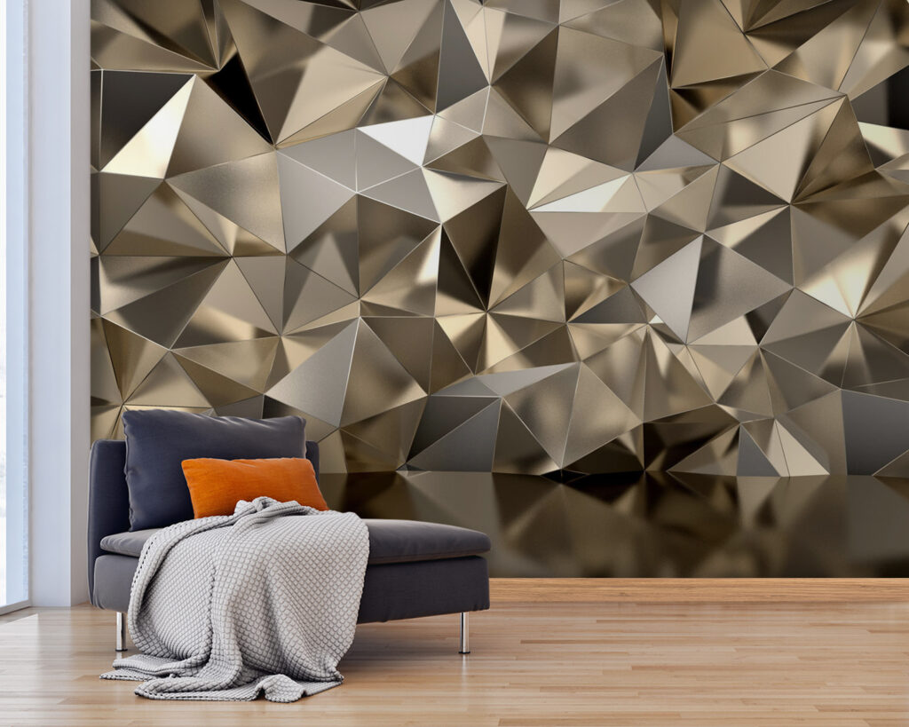 Sfaccettature dorate riflesse — ambiente 3