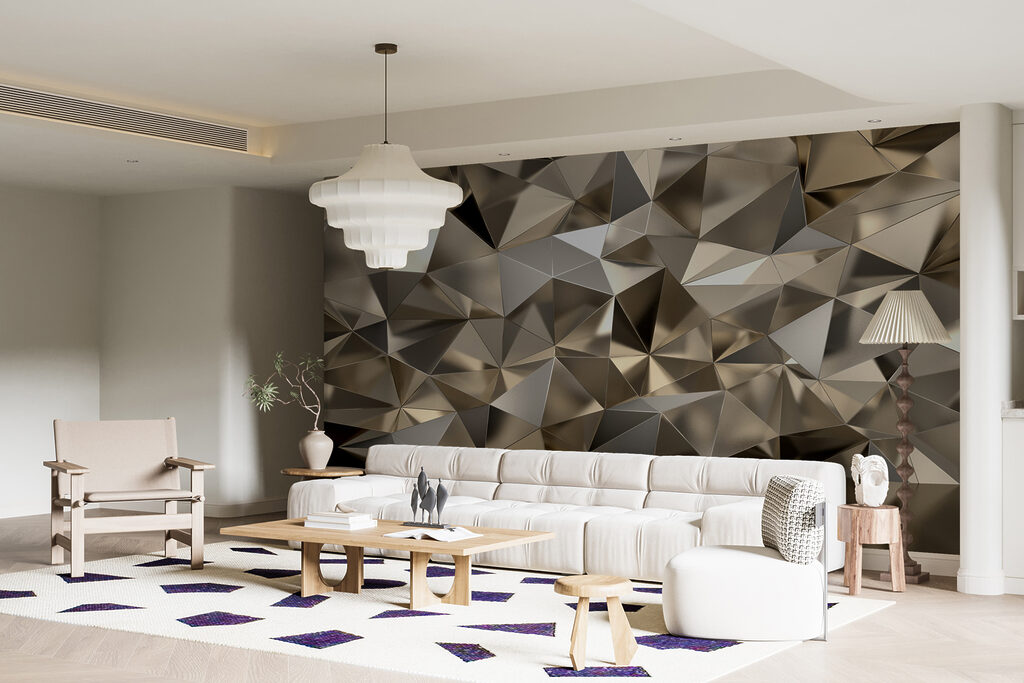 Sfaccettature dorate riflesse — ambiente 10