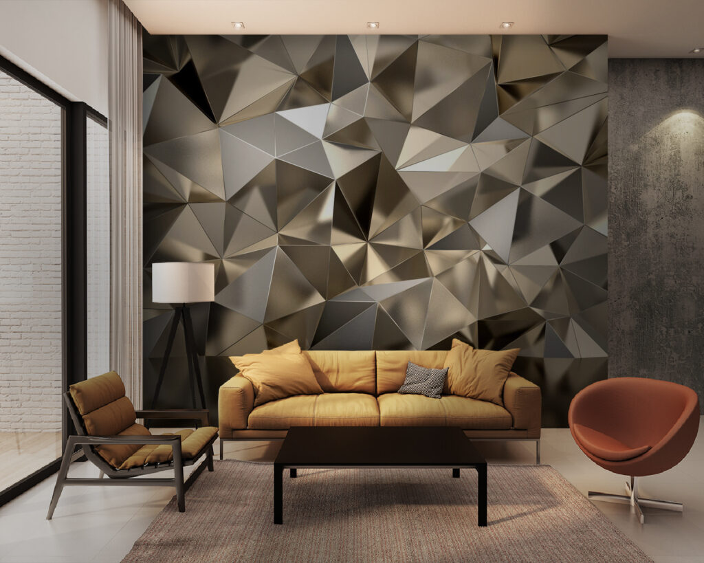 Sfaccettature dorate riflesse — ambiente 4