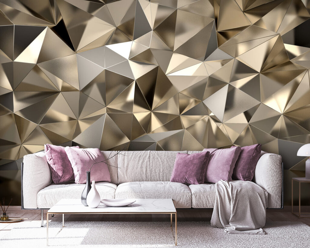 Sfaccettature dorate riflesse — ambiente 6