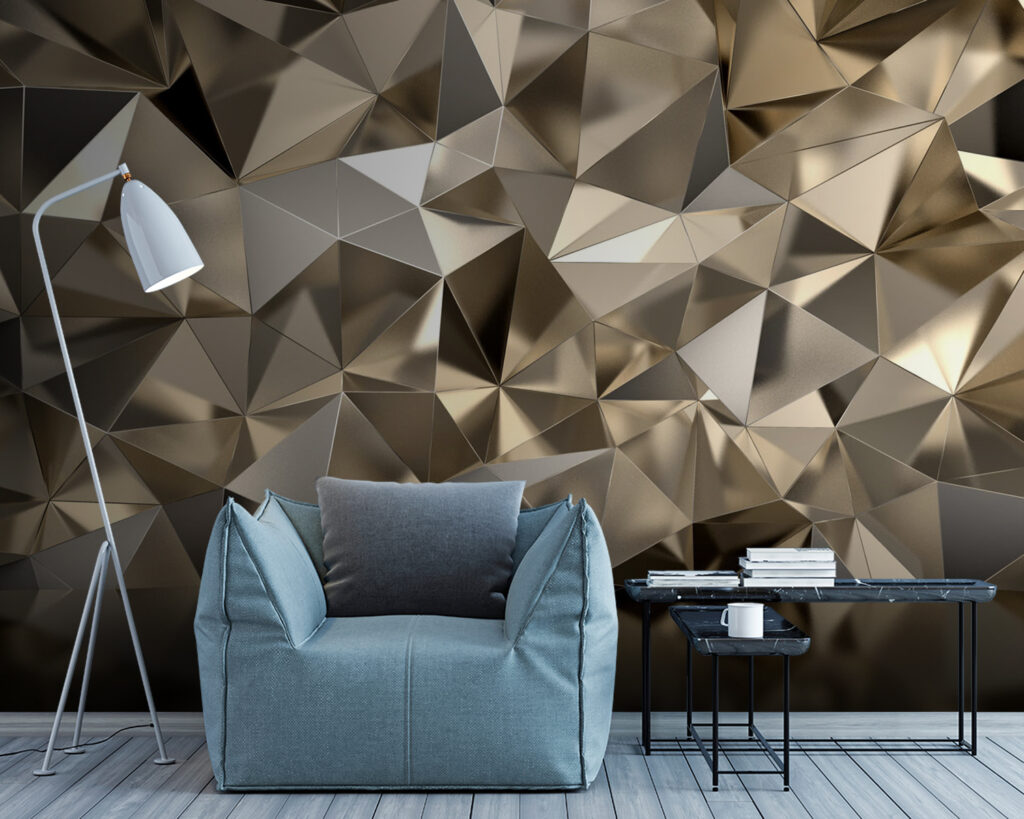 Sfaccettature dorate riflesse — ambiente 7