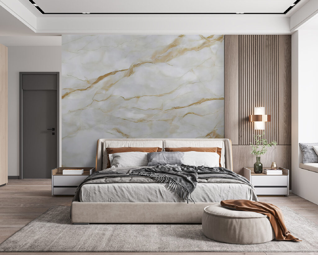 Venature dorate orizzontali — ambiente 3