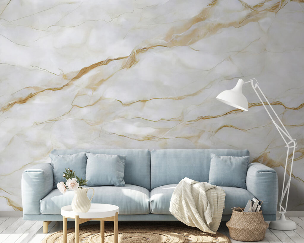 Venature dorate orizzontali — ambiente 4