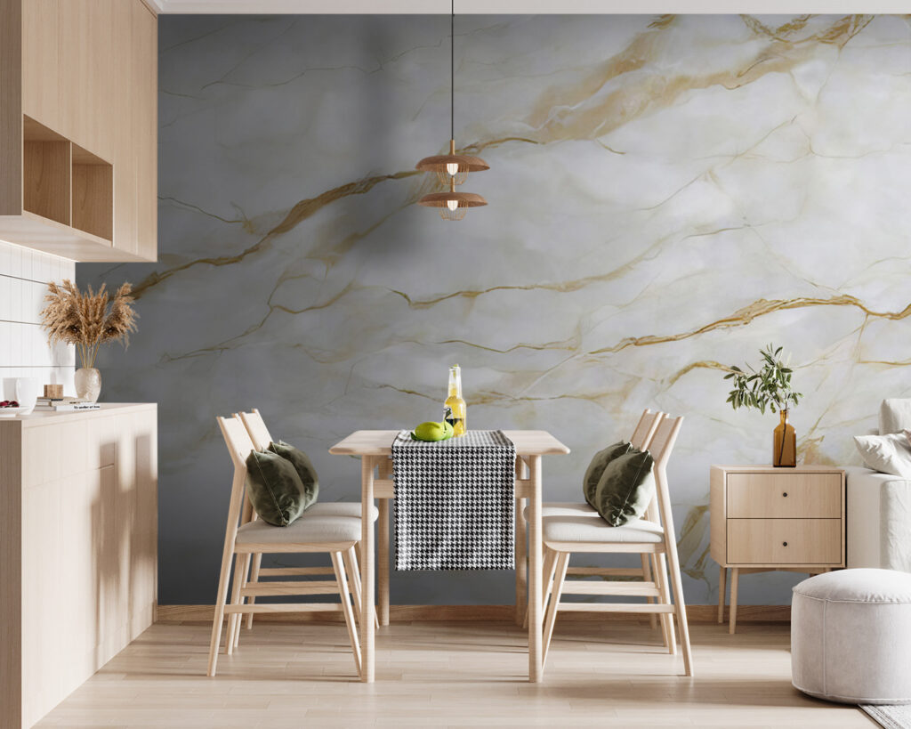 Venature dorate orizzontali — ambiente 7