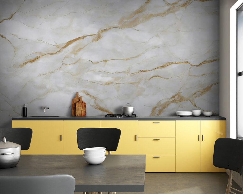 Venature dorate orizzontali — ambiente 8