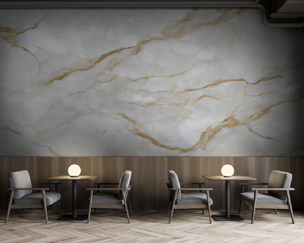 Venature dorate orizzontali — ambiente 9