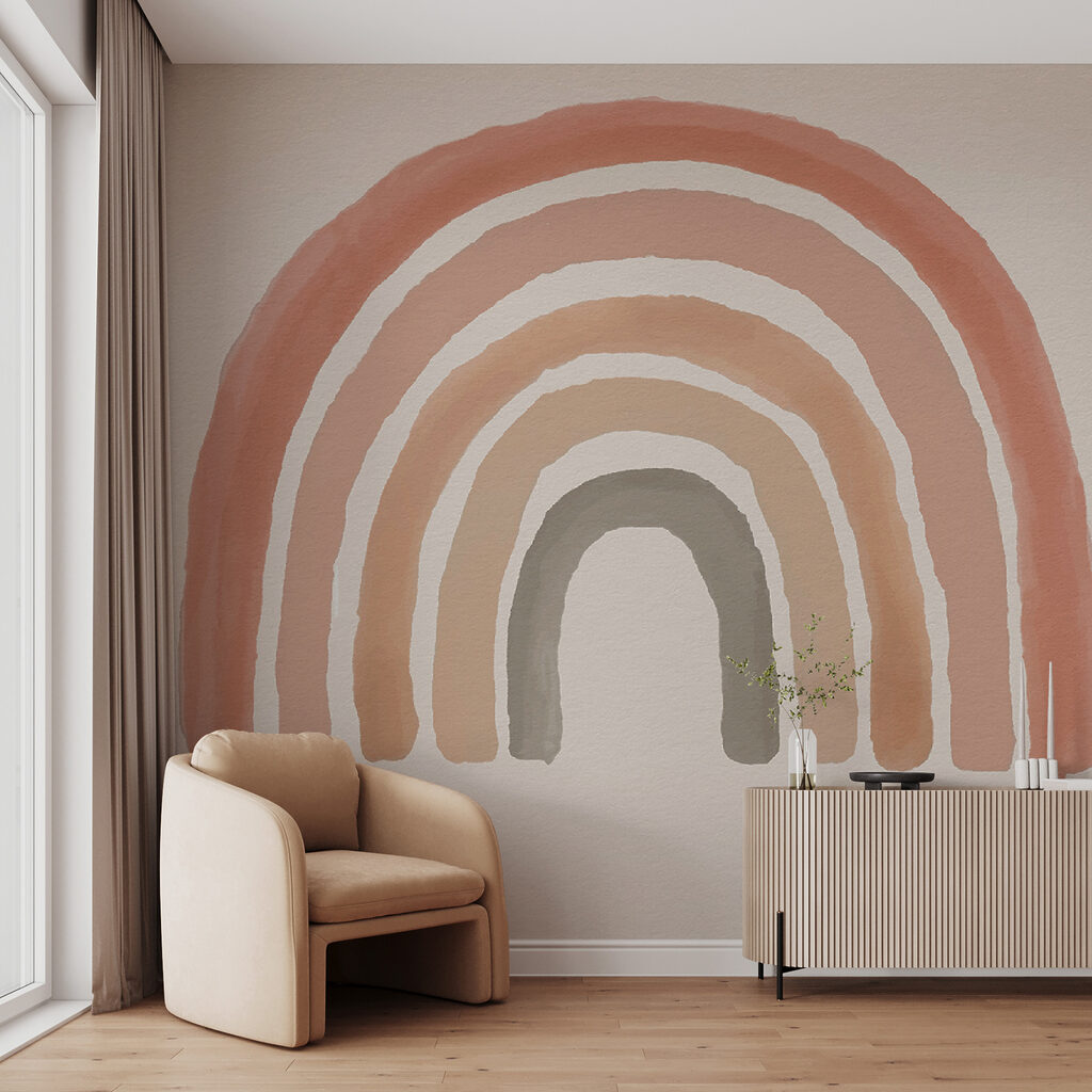 Arcobaleno caldo ad acquerello — ambiente 2