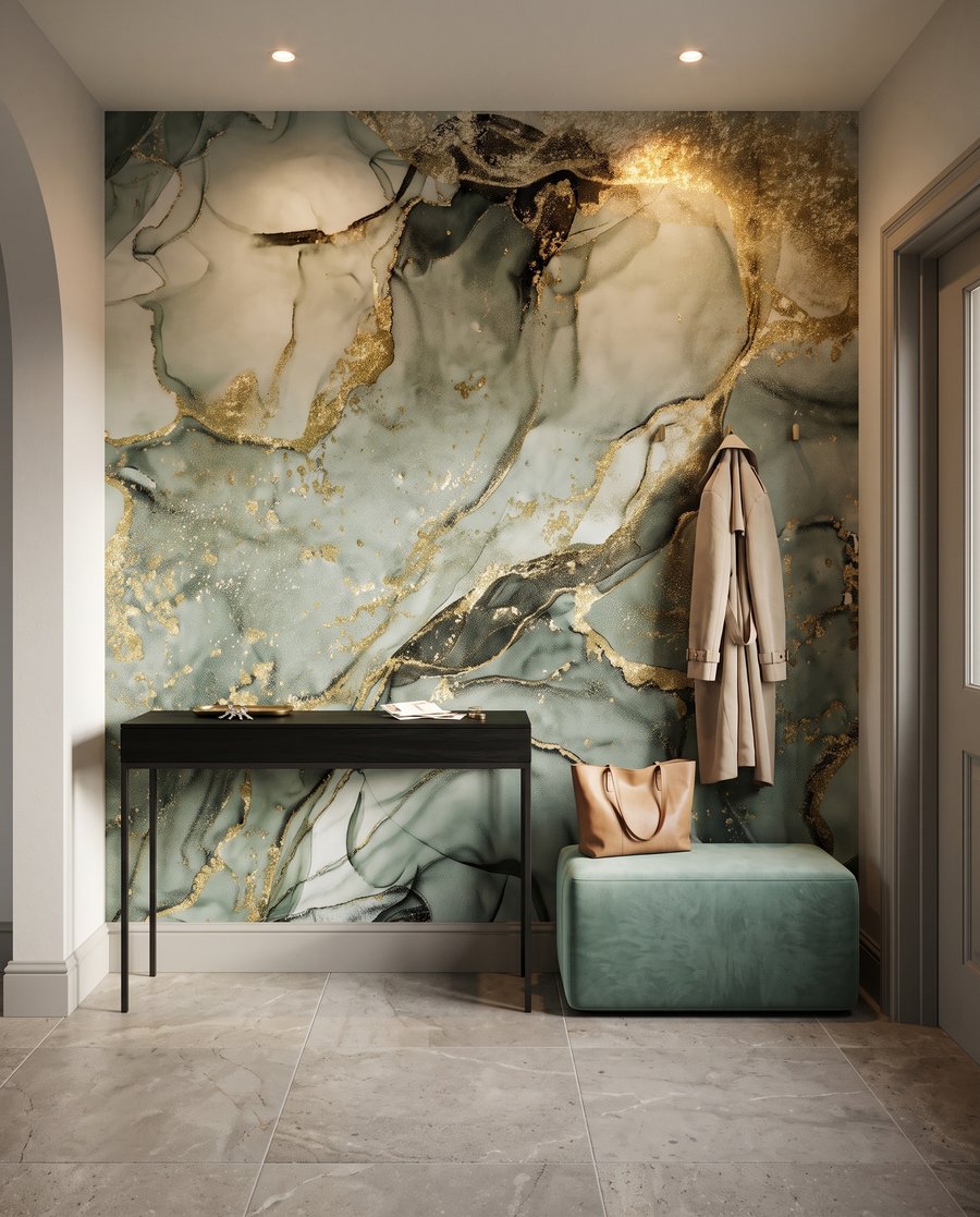Sentieri d’oro nel marmo — ambiente 6