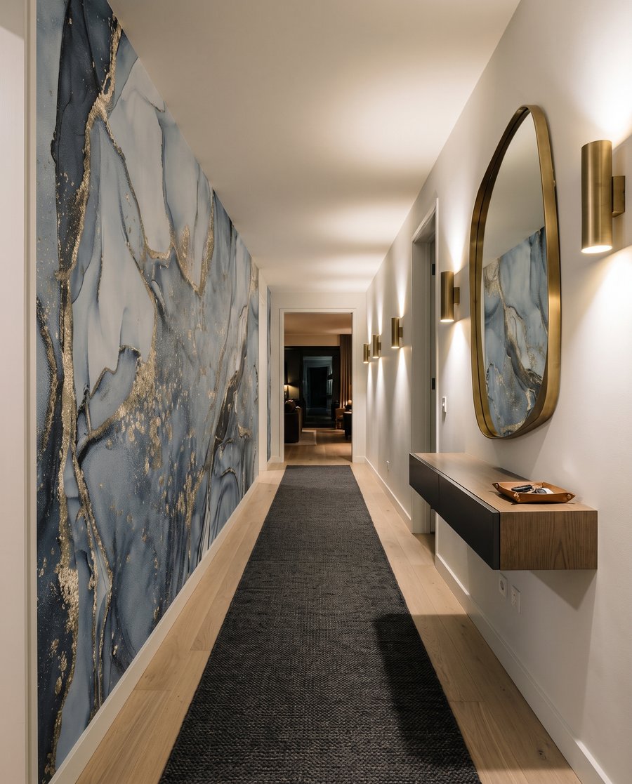 Sentieri d’oro nel marmo — ambiente 5